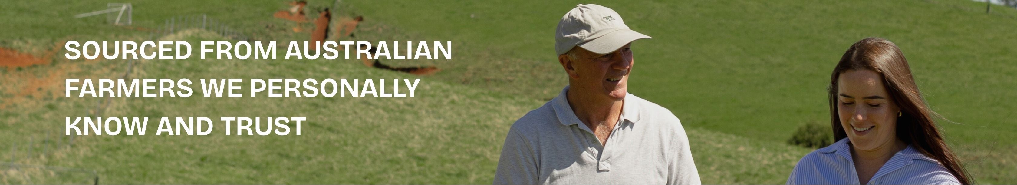 Sourced from Australian farmers we personally know and trust - Tallo Skin