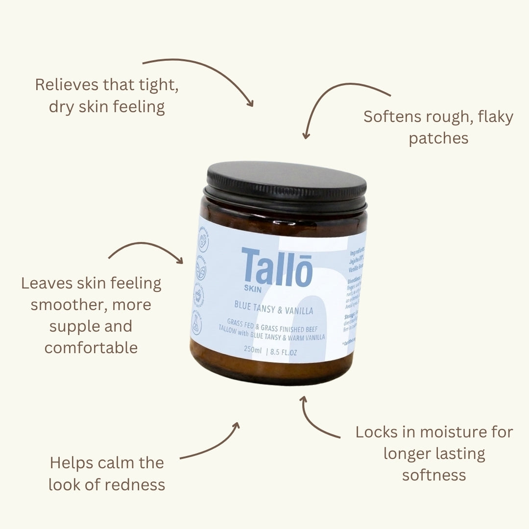 Blue Tansy & Vanilla Tallow Body Butter
