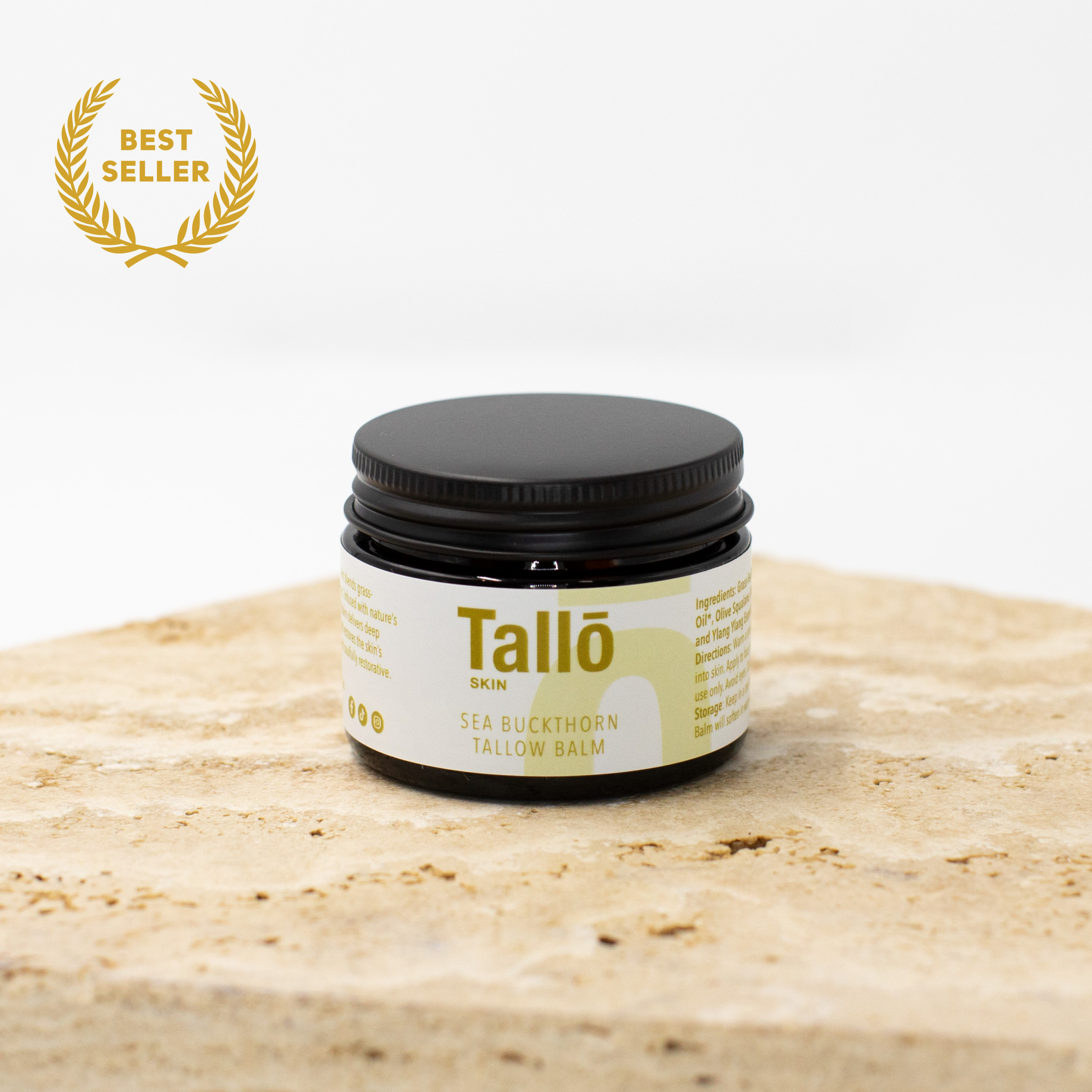 Sea Buckthorn Tallow Balm Nourishing Beef Tallow For Skin